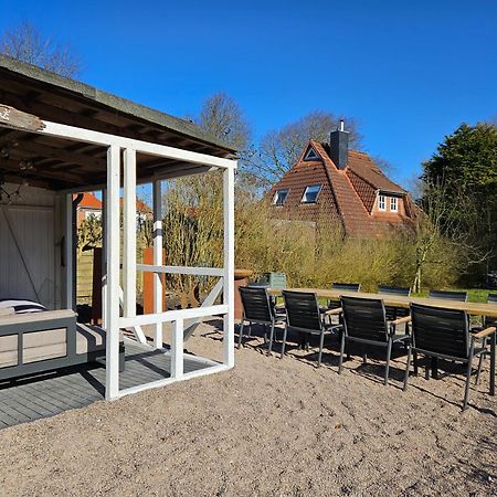 Smittshoern 3 - Nordsee Erdgeschosswohnung Mit Eingezaeunten Garten, Kamin Und Lounge! Altfunnixsiel Buitenkant foto