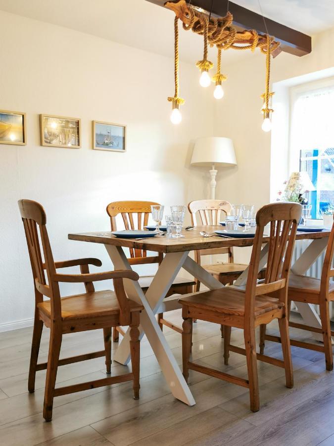 Smittshoern 3 - Nordsee Erdgeschosswohnung Mit Eingezaeunten Garten, Kamin Und Lounge! Altfunnixsiel Buitenkant foto