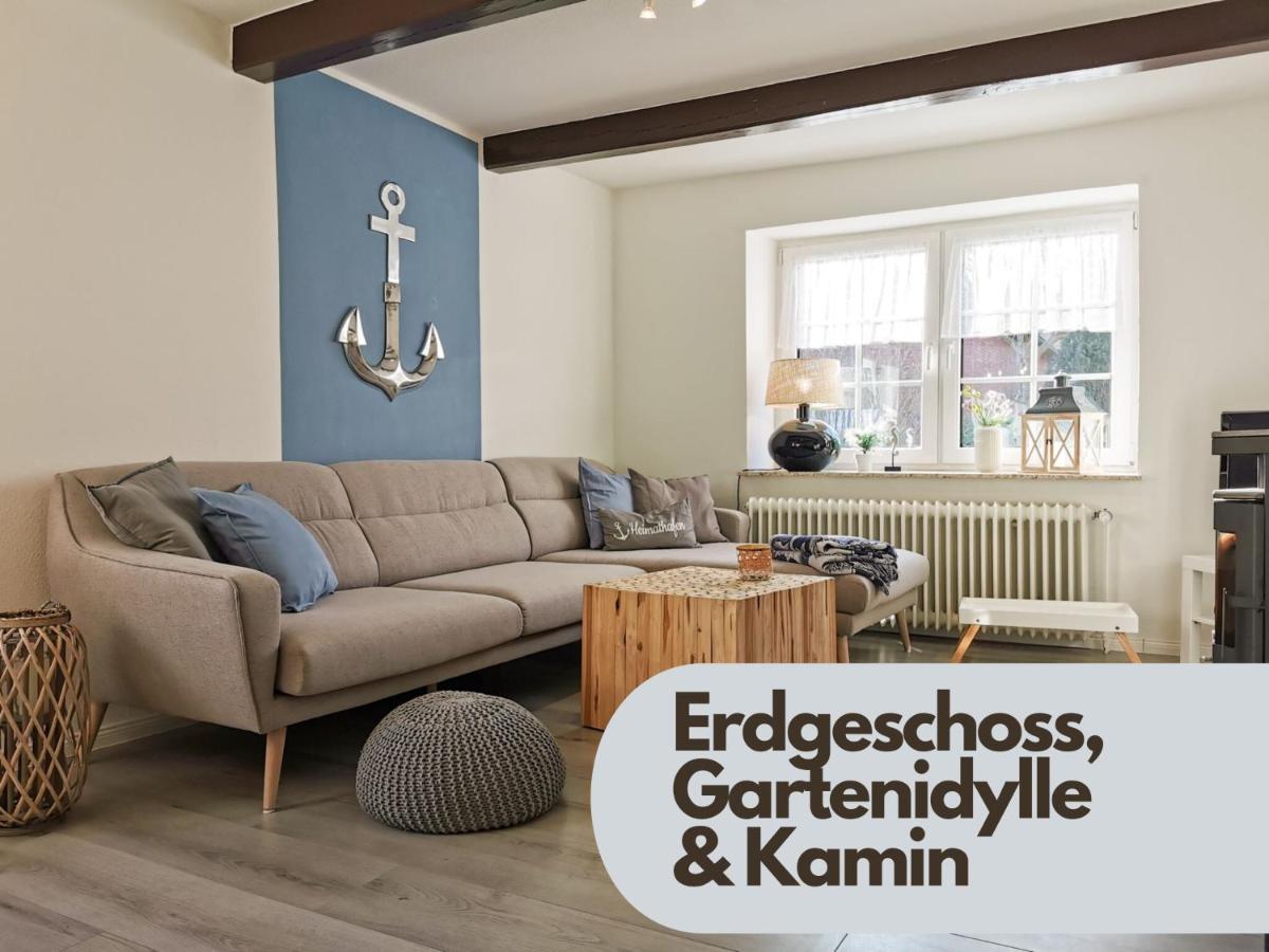 Smittshoern 3 - Nordsee Erdgeschosswohnung Mit Eingezaeunten Garten, Kamin Und Lounge! Altfunnixsiel Buitenkant foto