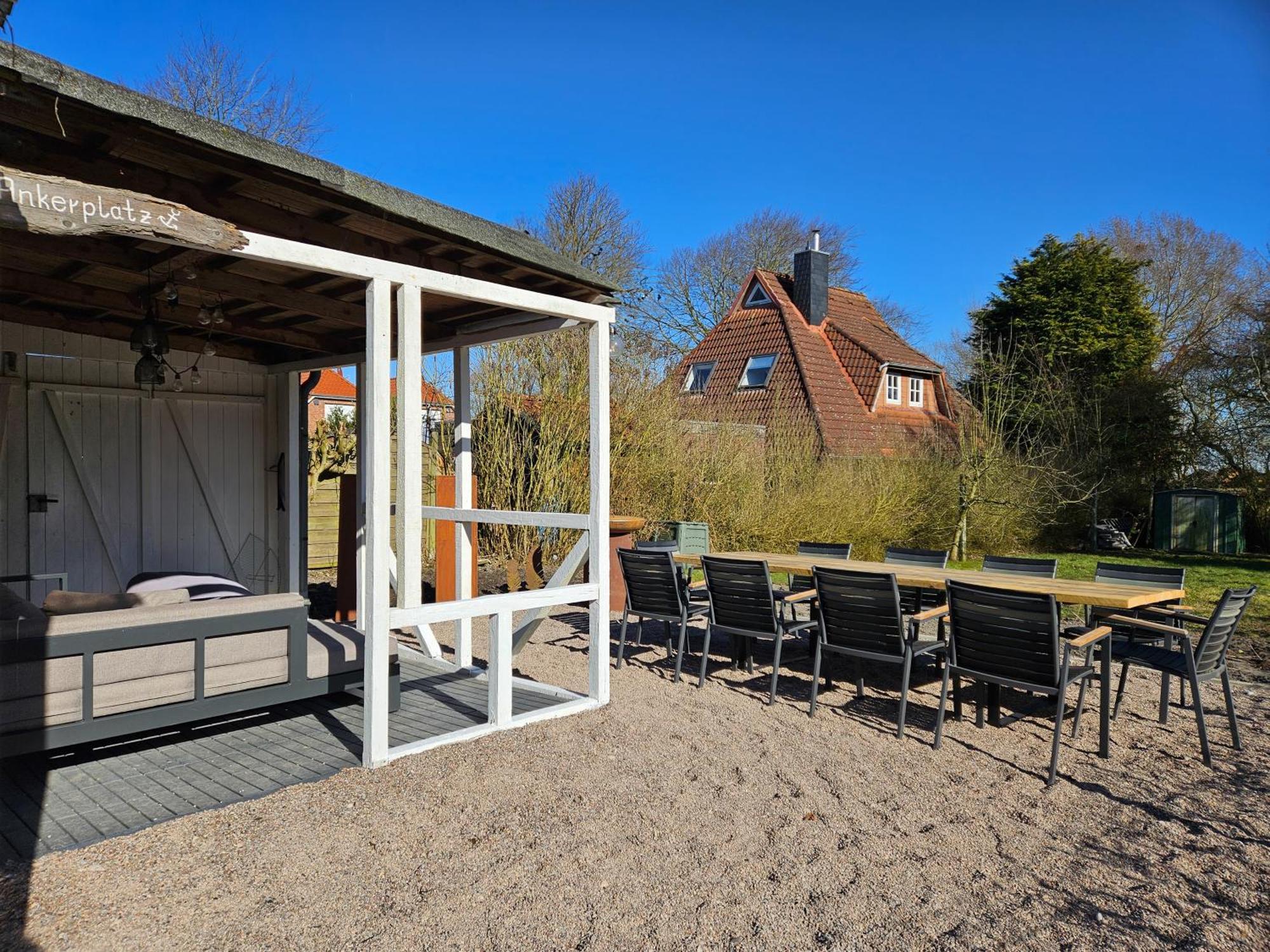 Smittshoern 3 - Nordsee Erdgeschosswohnung Mit Eingezaeunten Garten, Kamin Und Lounge! Altfunnixsiel Buitenkant foto